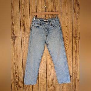 Levi's Wedgie Straight high rise jeans